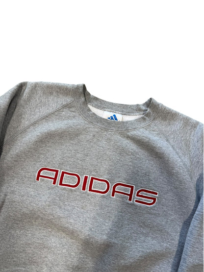 (M) Vintage 2000s Adidas Spell Out Crewneck Sweater