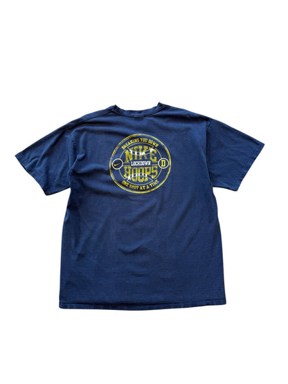 (L) Y2K Nike Hoops Navy Tee