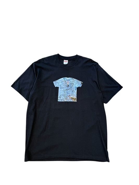 (XL) Supreme First Tee Black