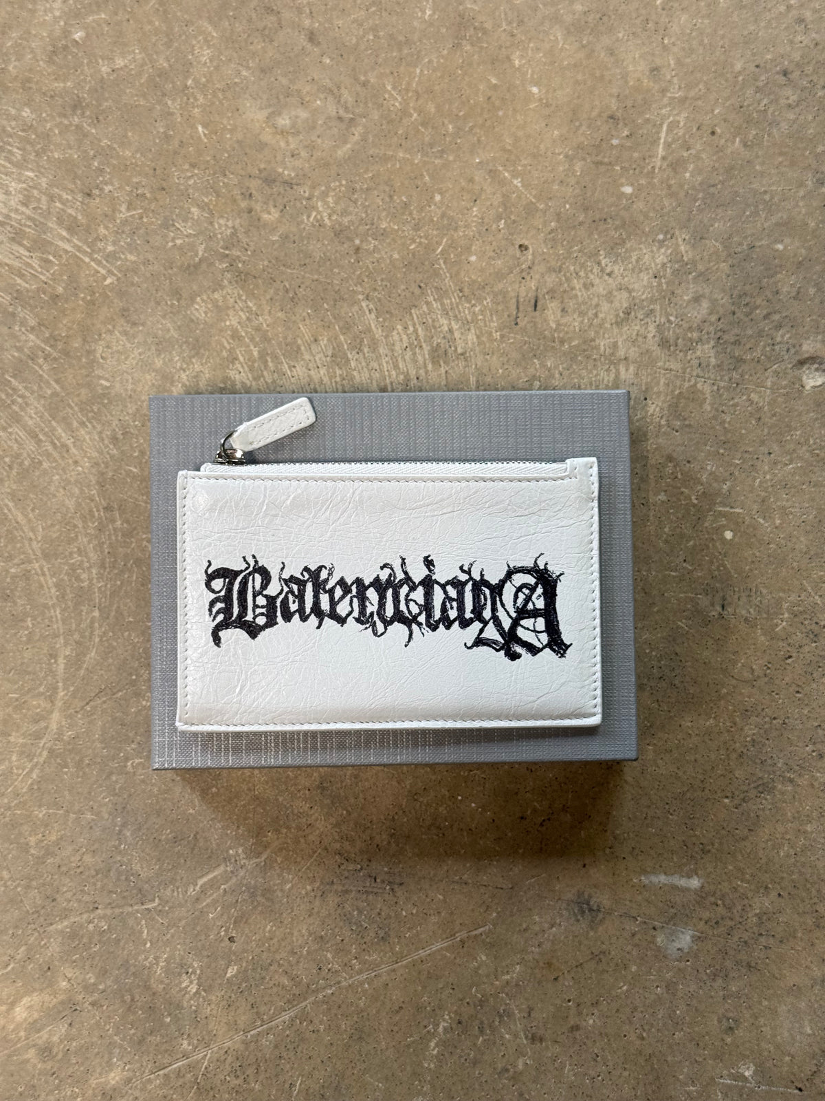 (OSFA) Balenciaga Metal Logo Wallet