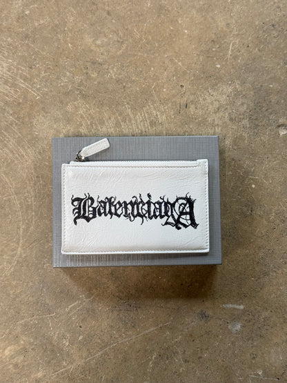 (OSFA) Balenciaga Metal Logo Wallet