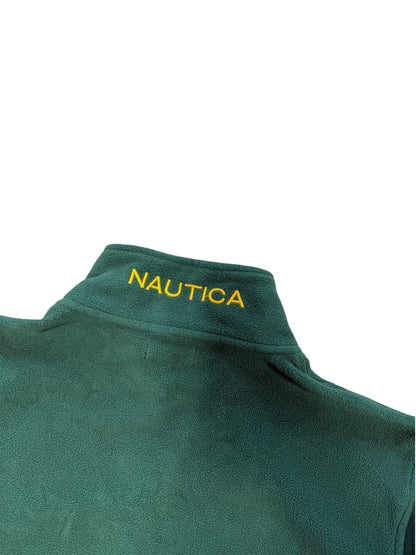 (XL) Vintage Y2K Nautica Fleece Quarter Zip Sweater