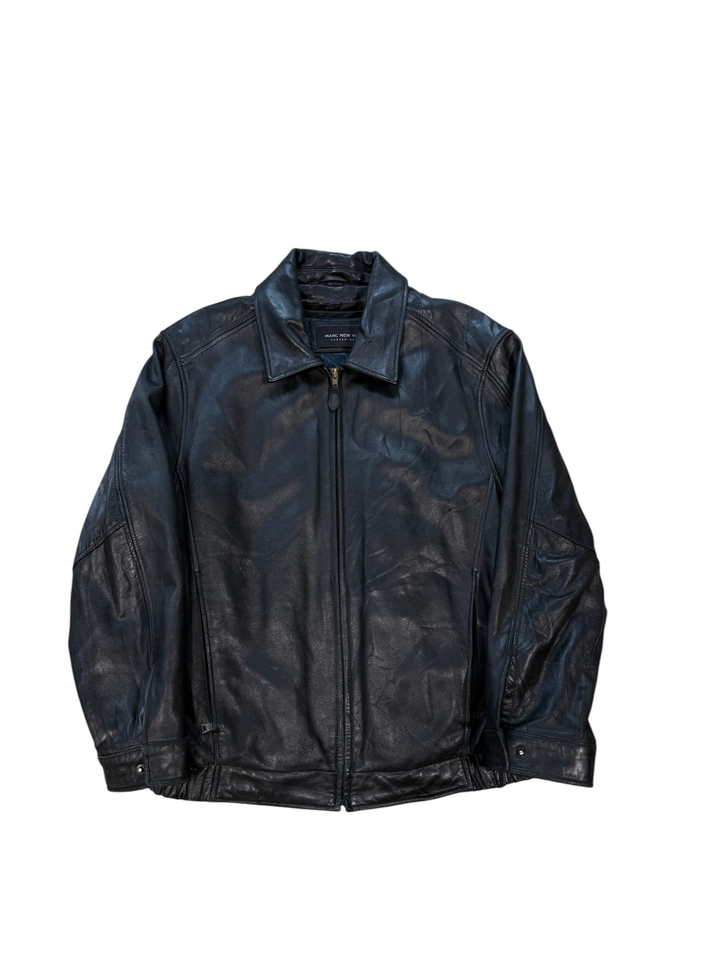 (XL) Andrew Marc Heavy Leather Jacket