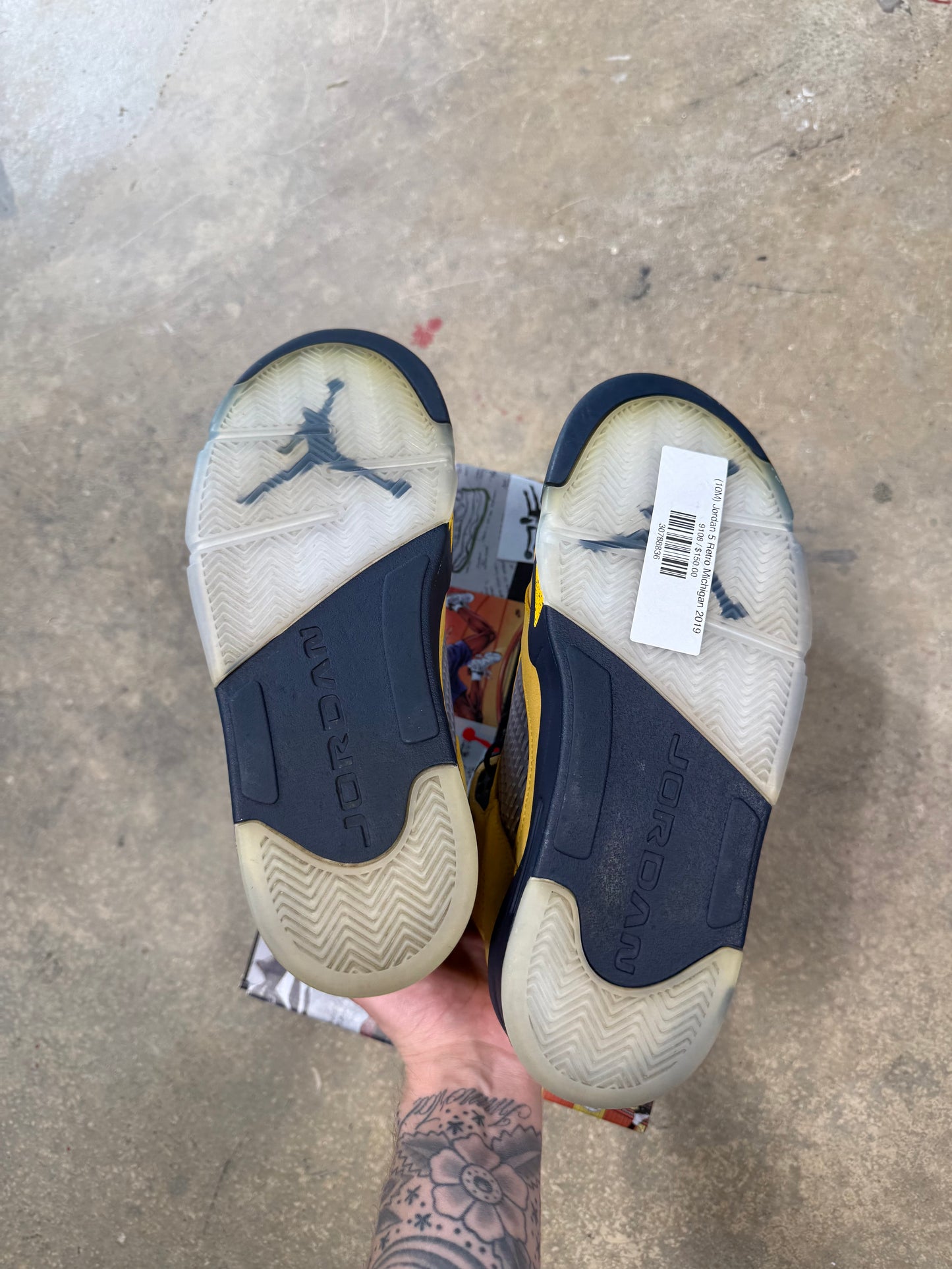 (10M) Jordan 5 Retro Michigan 2019