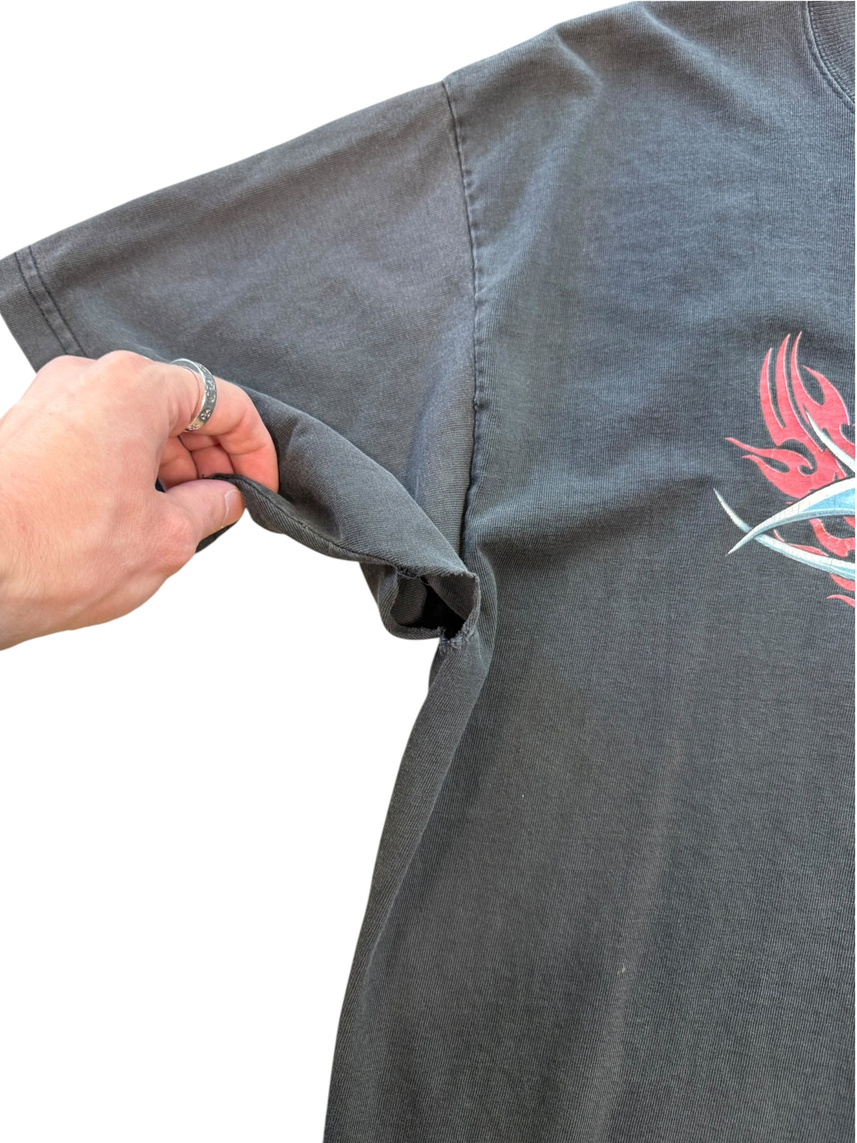 (L) 2002 Sturgis Trible Biker Tee