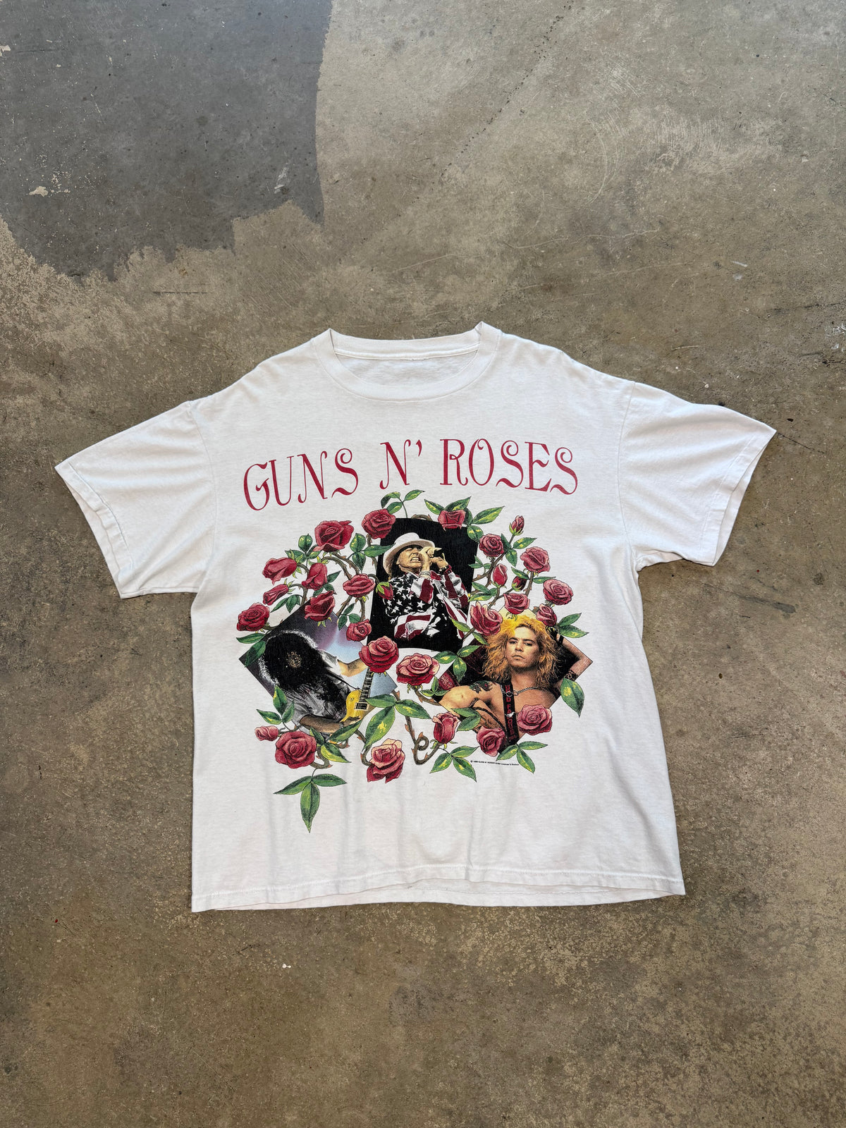 (XL) 1993 Guns N Rose Tour Band T-Shirt