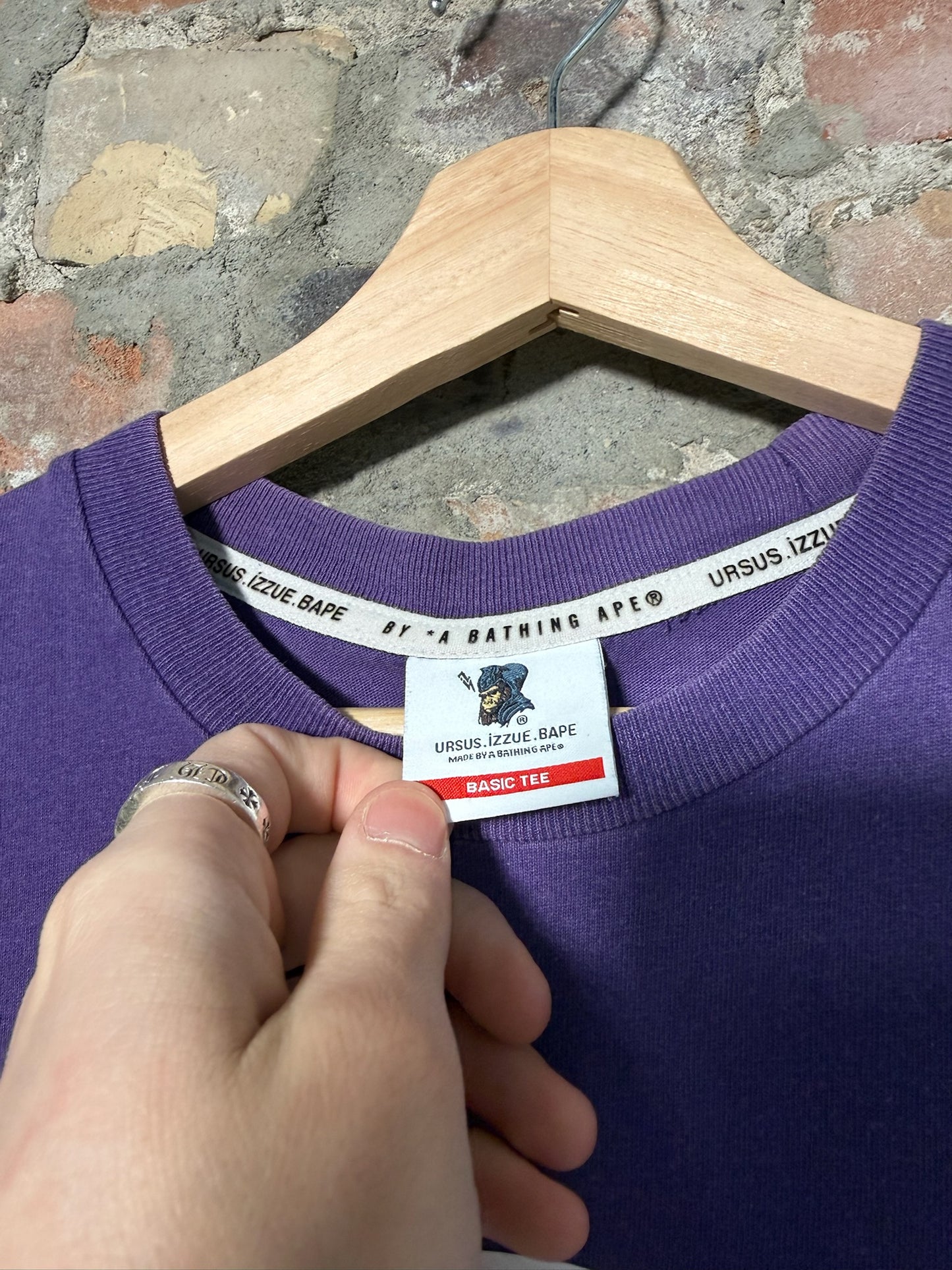 (S) Bape Ursus Purple Tee Shirt
