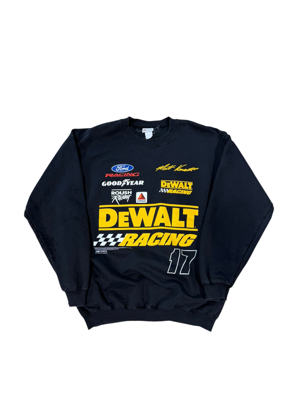 (L) 2003 Dewalt Racing NASCAR  Crewneck