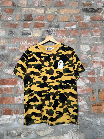 (M) Bape First Camo Logos T Shirt