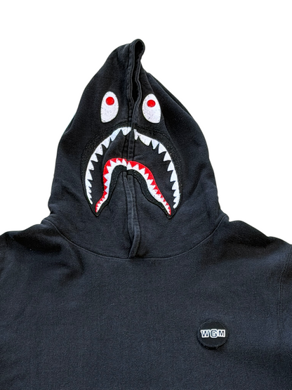 (XL) Bape WGM Shark Hoodie Black