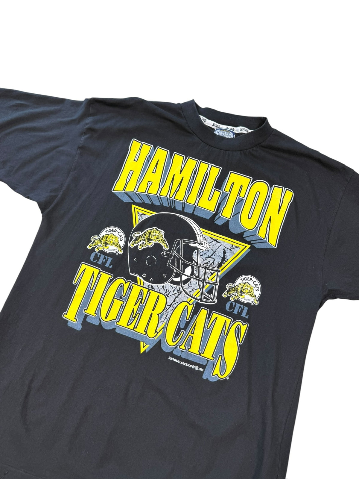 (XL) 1993 Hamilton Tiger Cats CFL Tee