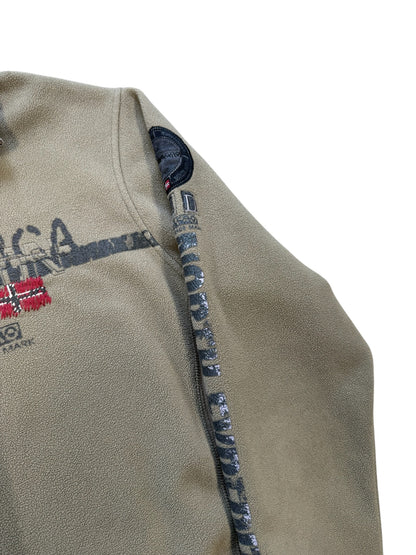 (M) Y2K Point Zero Fleece Quarter zip Sweater