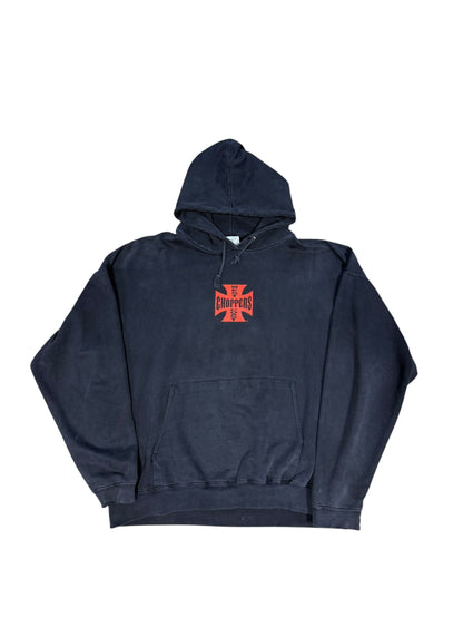 (XXL) Vintage West Coast Choppers Og Red Logo Hoodie
