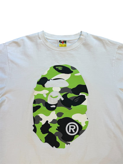 (XL) Bape Big Head Ape Tee White