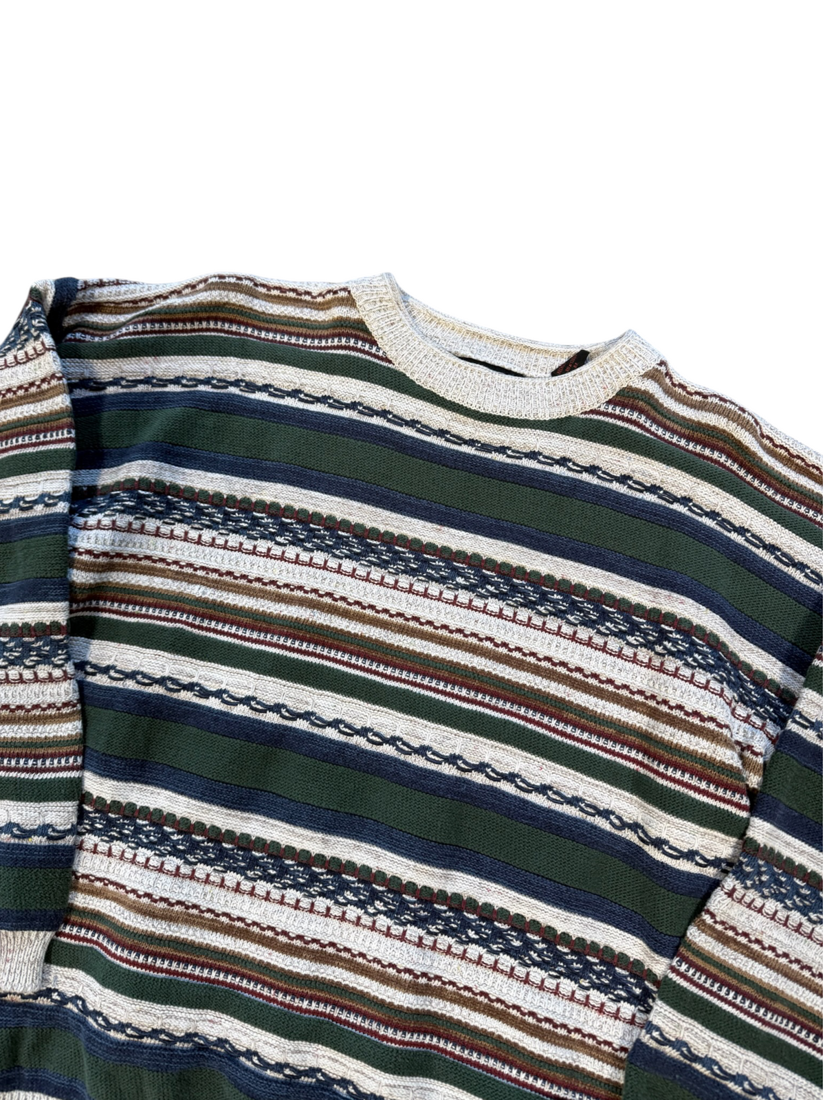 (M) Vintage Jantzen Sport Striped Knit Sweater