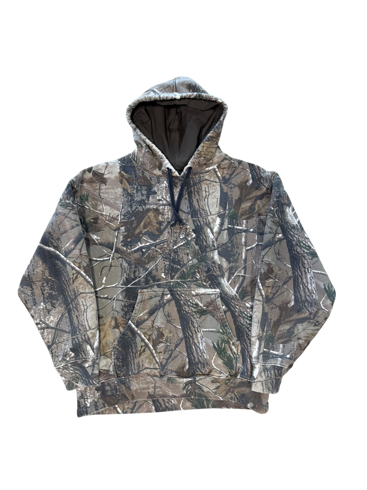 (M) Vintage Real Tree Camo Heavyweight Hoodie