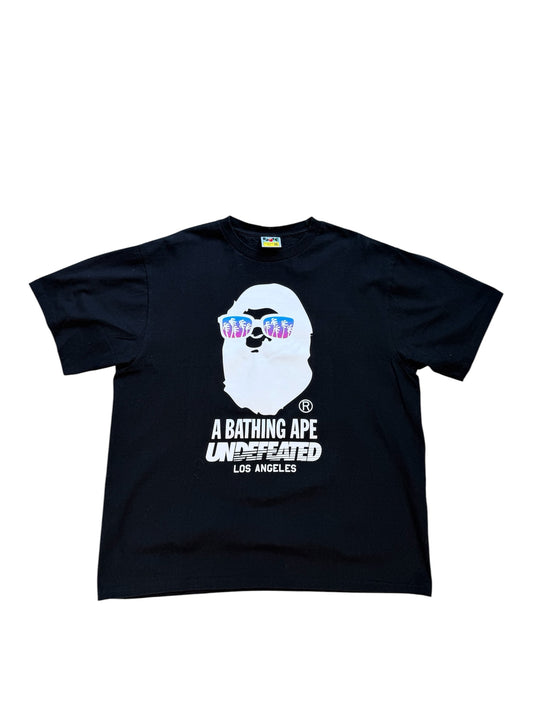(XXL) Bape x Undefeated LA Ape Head Tee