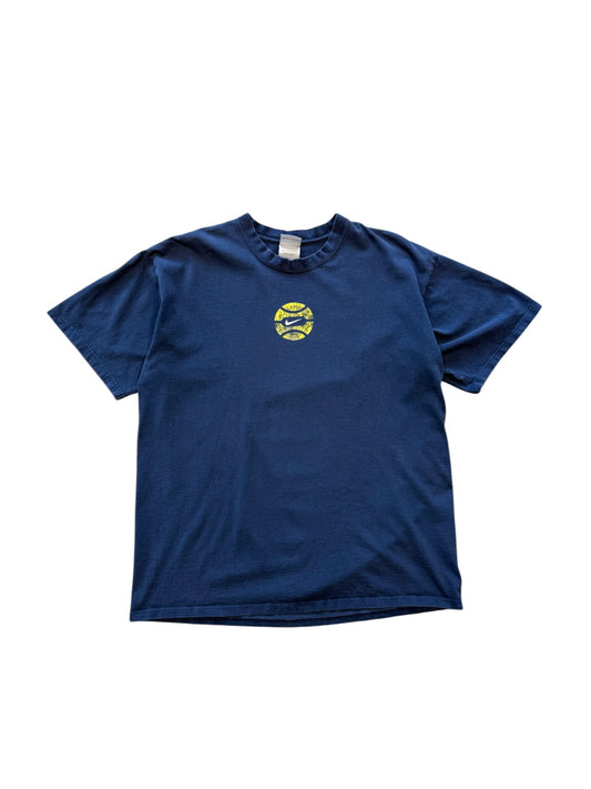 (L) Y2K Nike Hoops Navy Tee