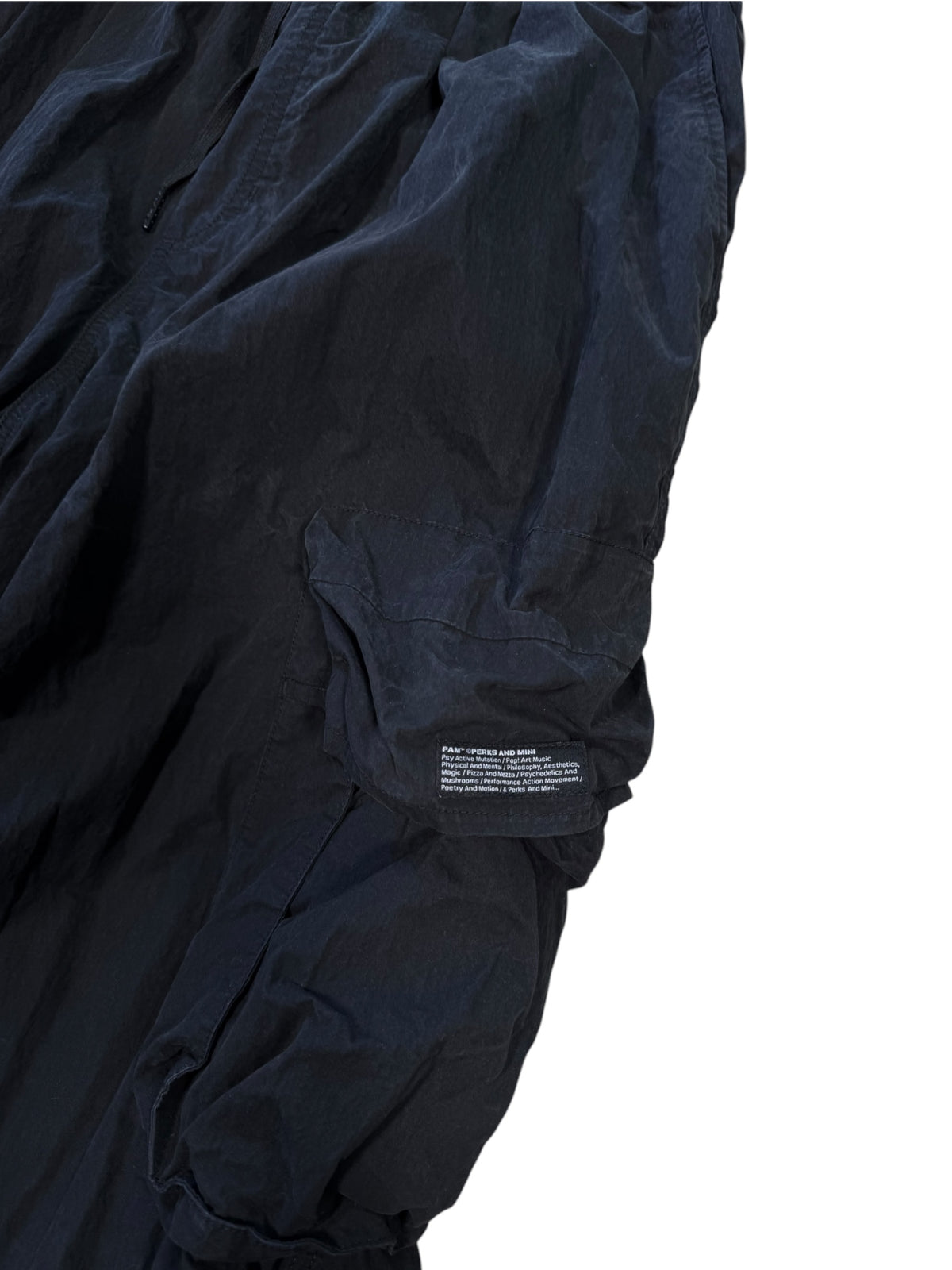 (XL) Perks And Mini Baggy Nylon Cargo Pants