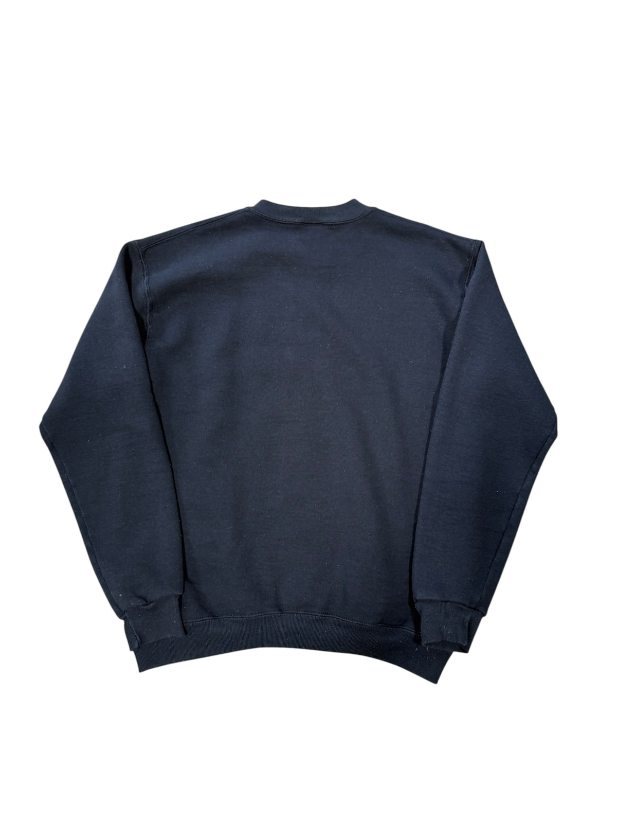 (M) 90’s Russell Blank Black Crewneck