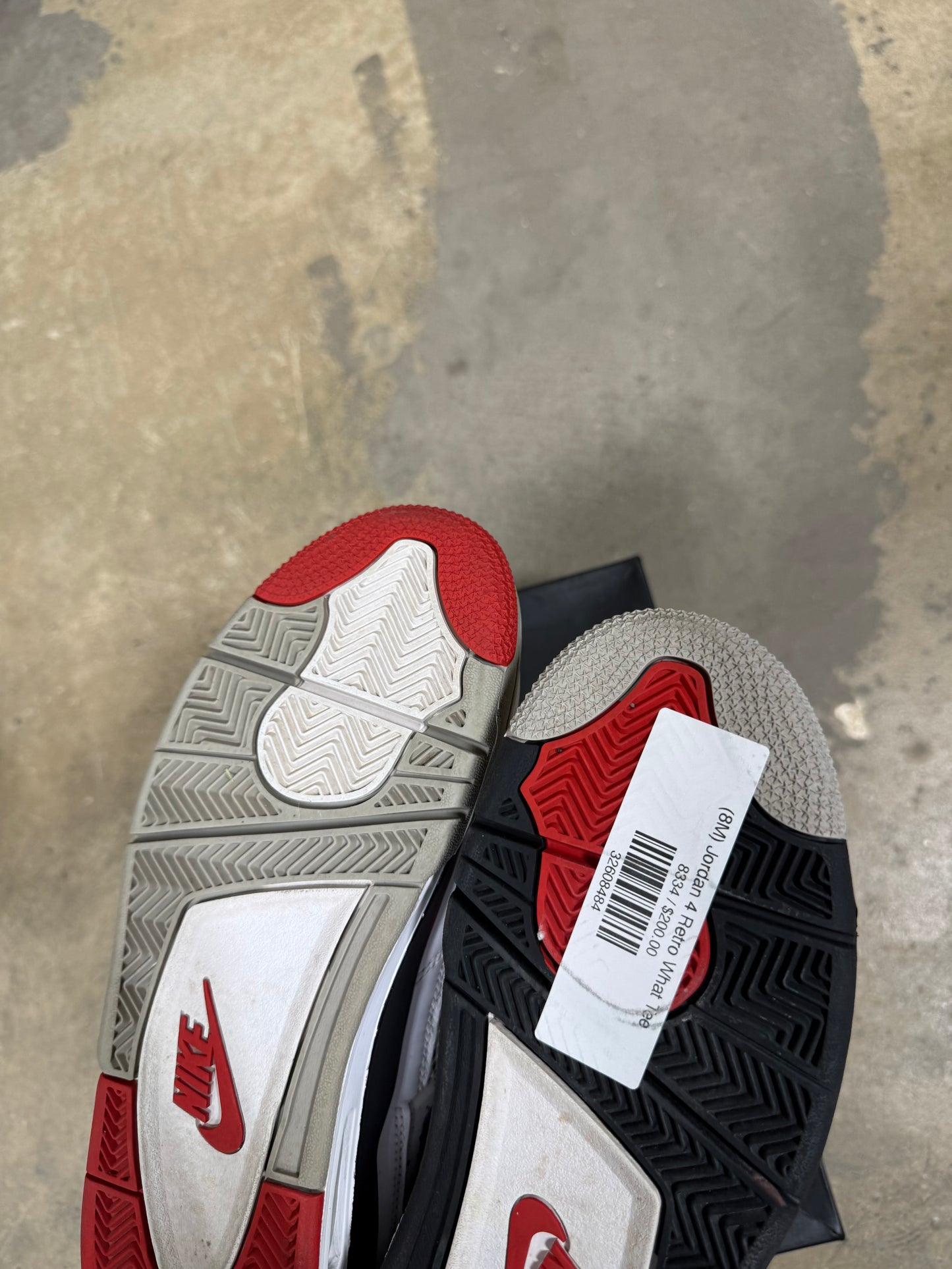 (8M) Jordan 4 Retro What The