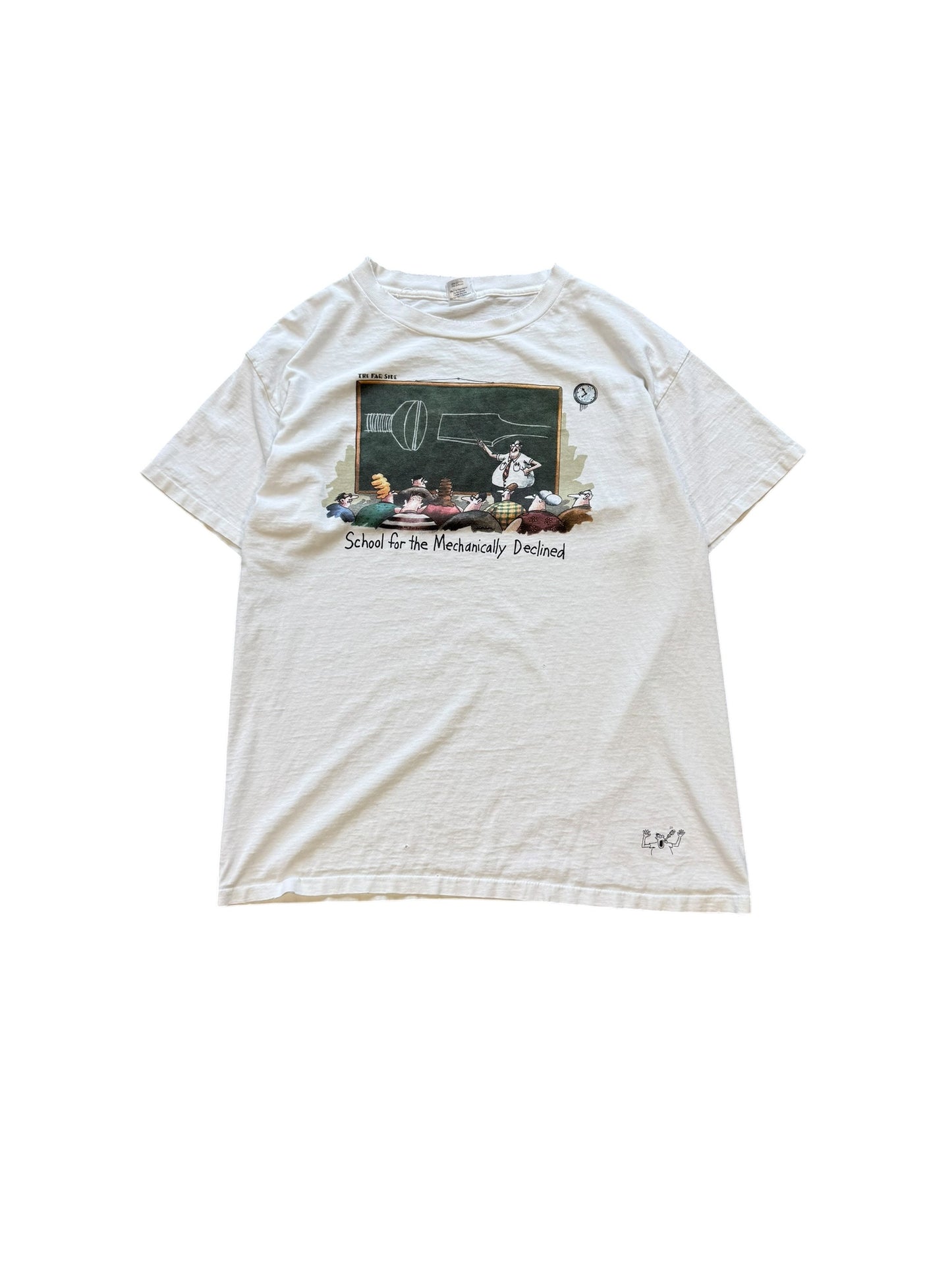 (XL) 90s The Far Side Mechanically Declined T-Shirt
