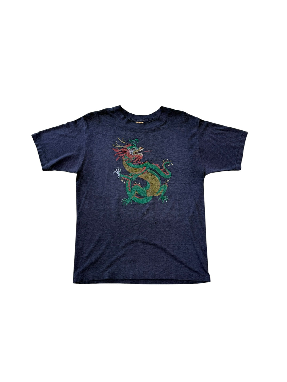 (L) Vintage 1980s Chinese Dragon Tshirt