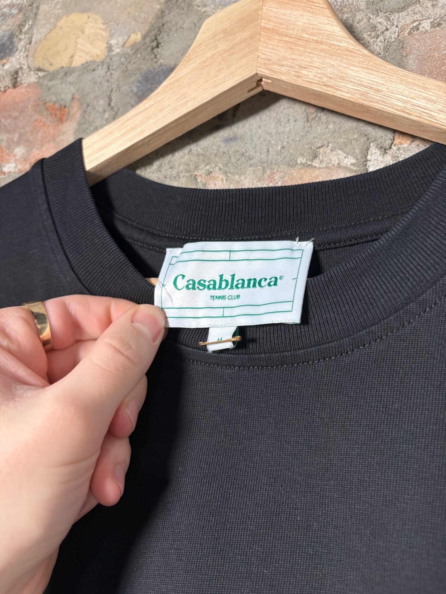 Casablanca Leaning Column Tee Sz M