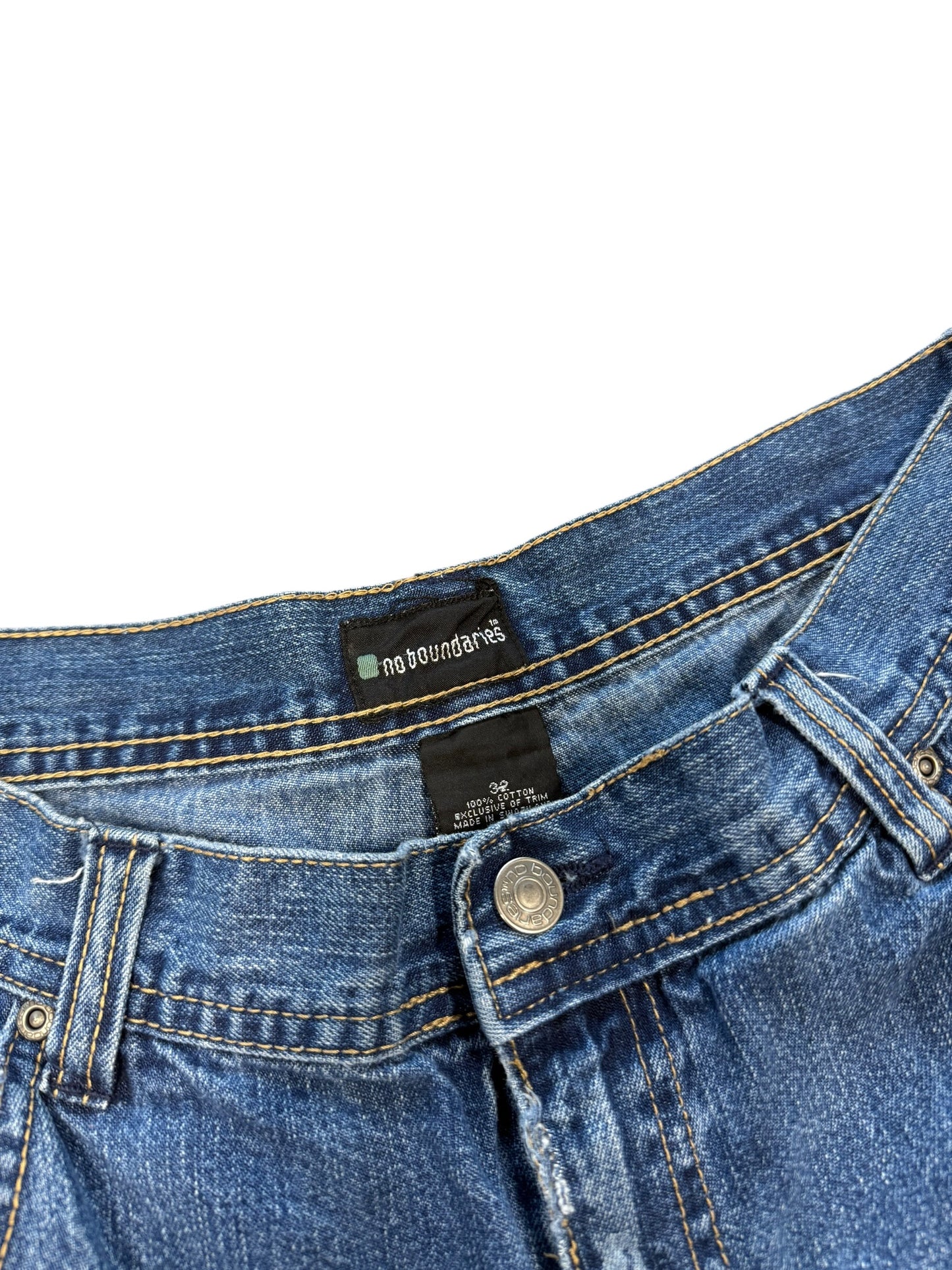 (32W) Vintage Blue Denim Jorts