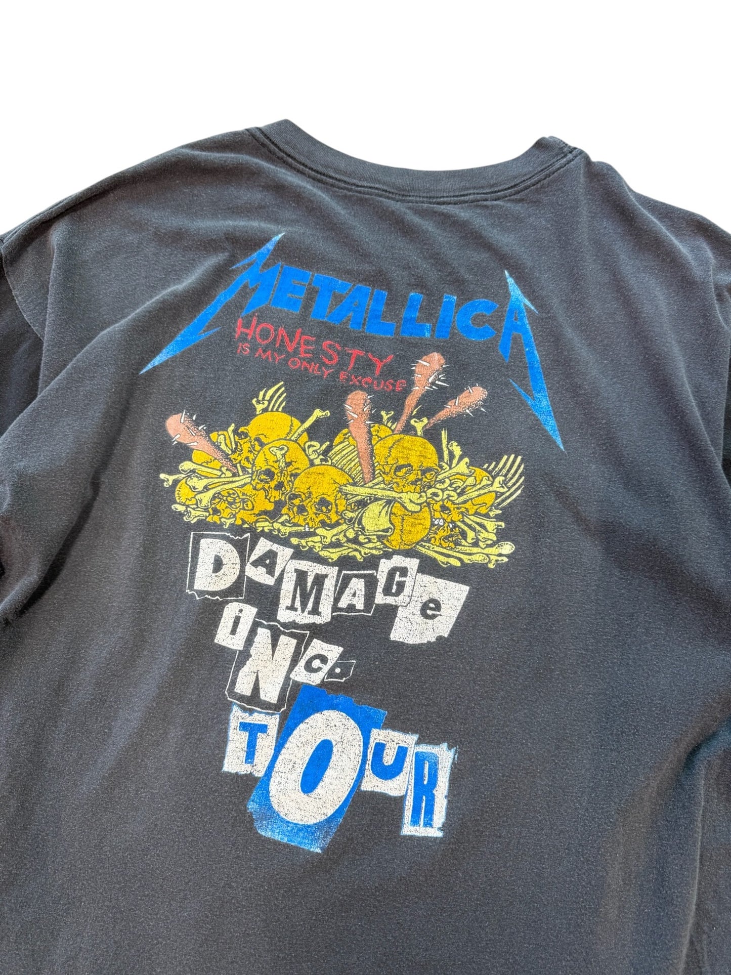 (XL) 1989 Metallica Pushead Damage Inc Tee