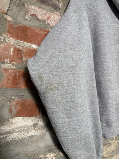 90s Nike Grey Swoosh Pullover Hoodie Sz XL