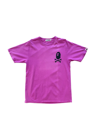 (M) Bape Pirate Store Pink Tee
