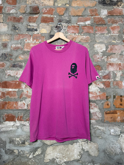 (M) Bape Pirate Store Pink Tee