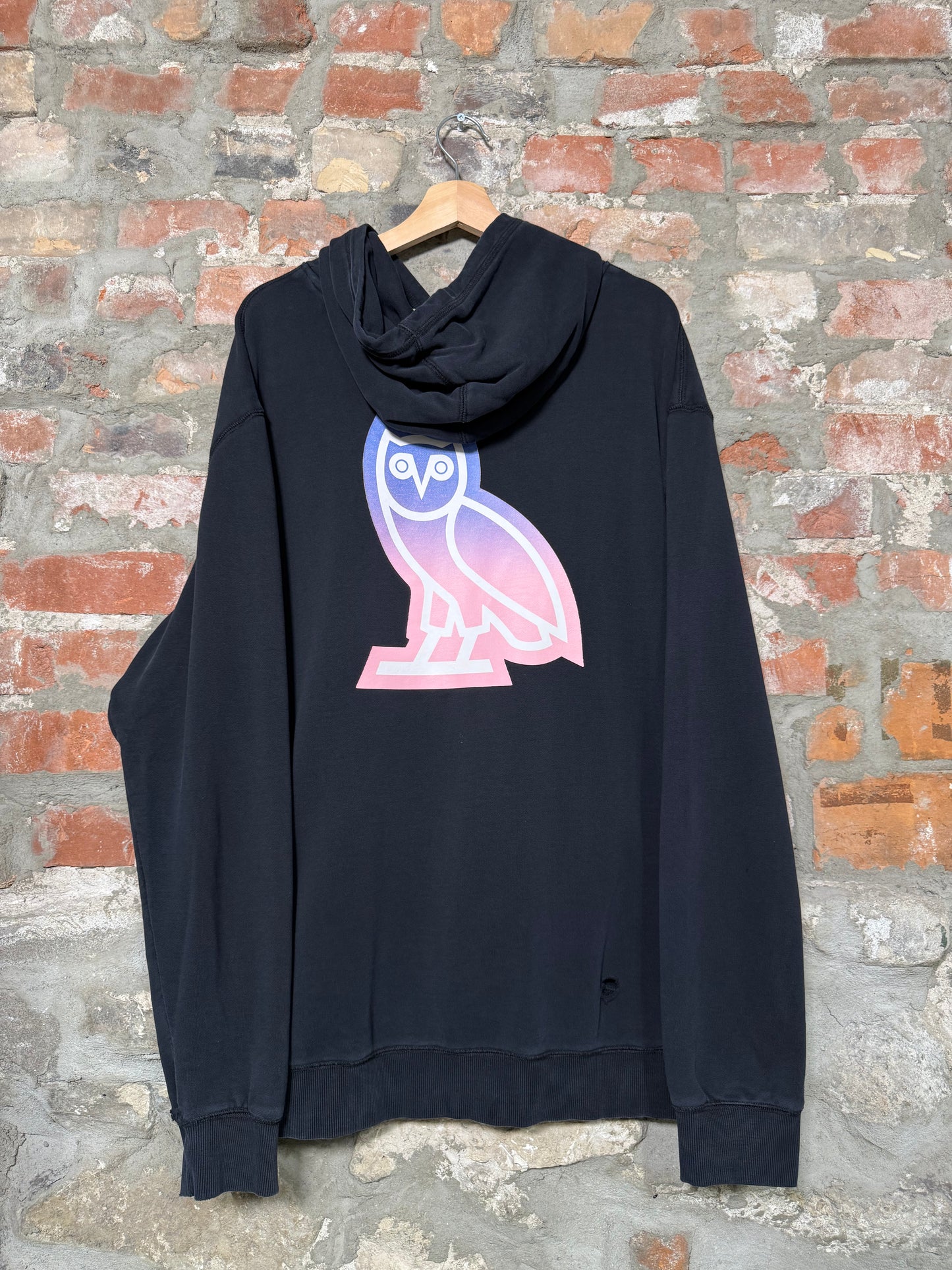 (XXXL) Octobers Very Own Black Spell Out Hoodie