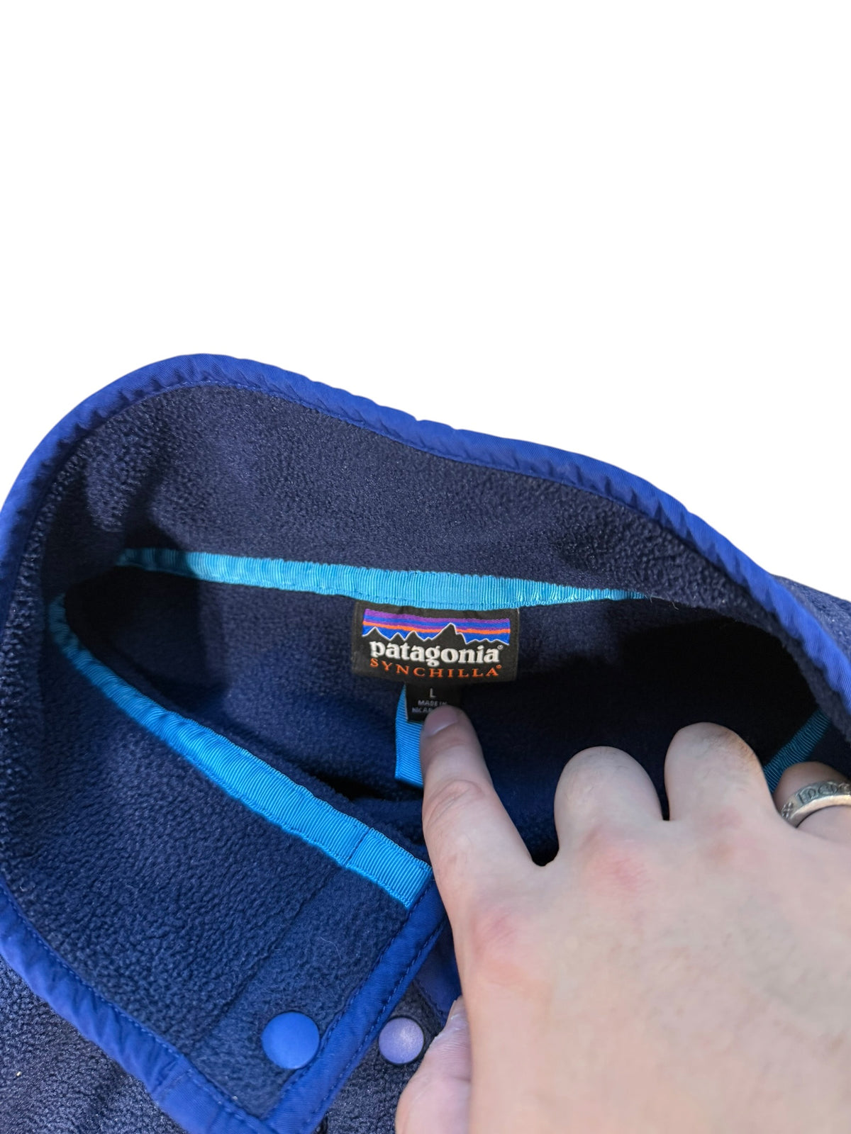 (L) Y2K Patagonia Snap T Fleece