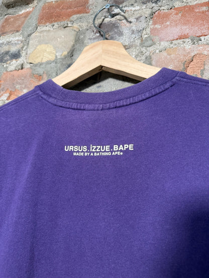 (S) Bape Ursus Purple Tee Shirt
