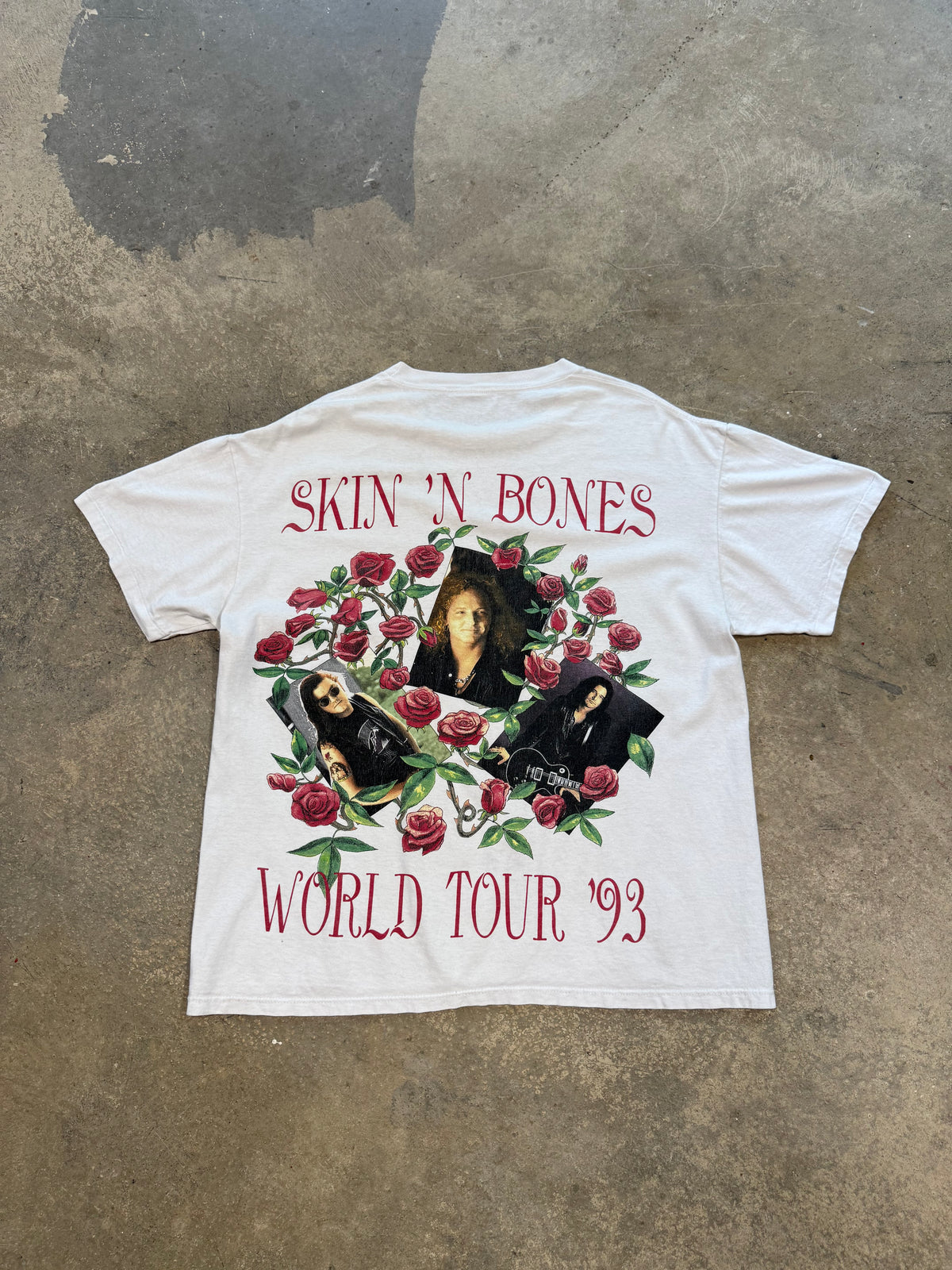 (XL) 1993 Guns N Rose Tour Band T-Shirt