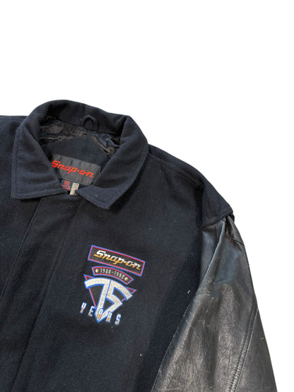 (M) 1995 Snap On Tools Zip Up Bomber Jacket