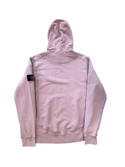 (L) Stone Island Pink Hoodie