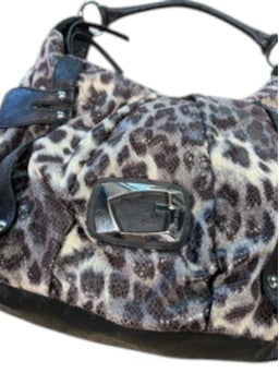 (OSFA) Y2K Guess Leopard Print Shoulder Bag