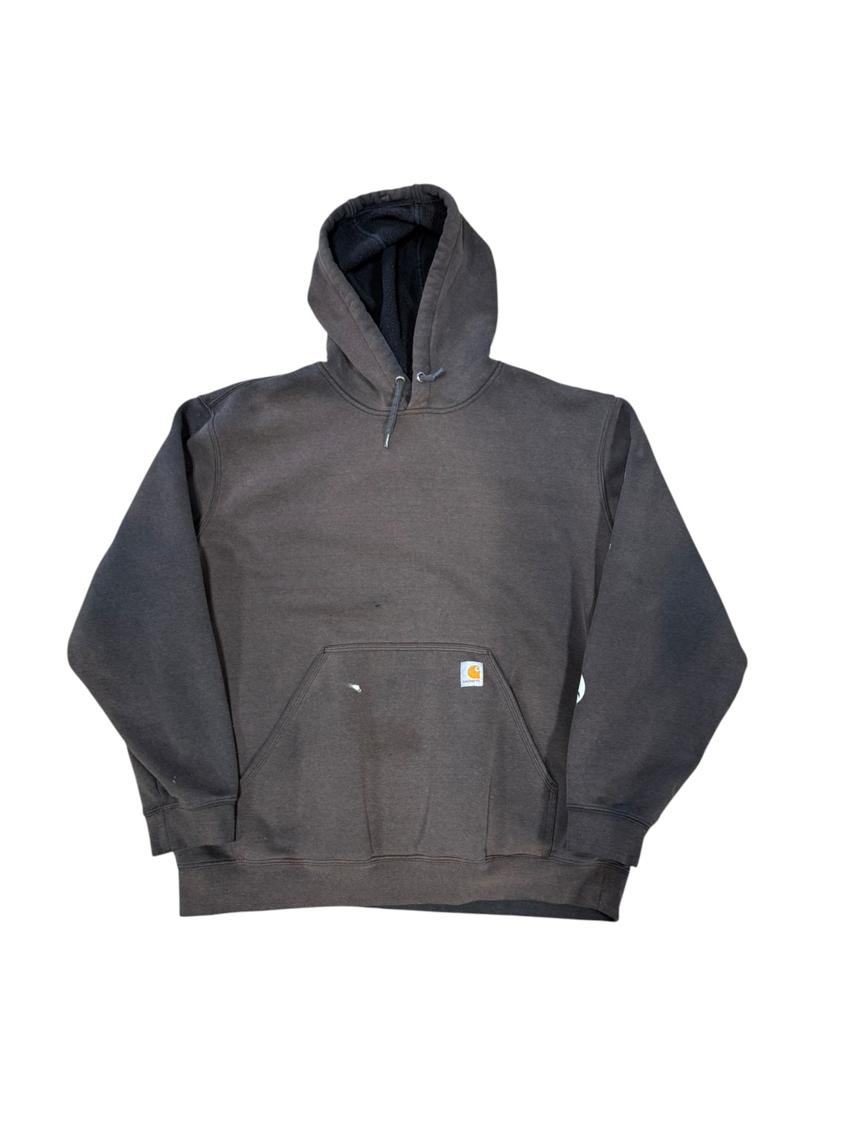 (XL) Vintage Carhartt Faded Black Hoodie