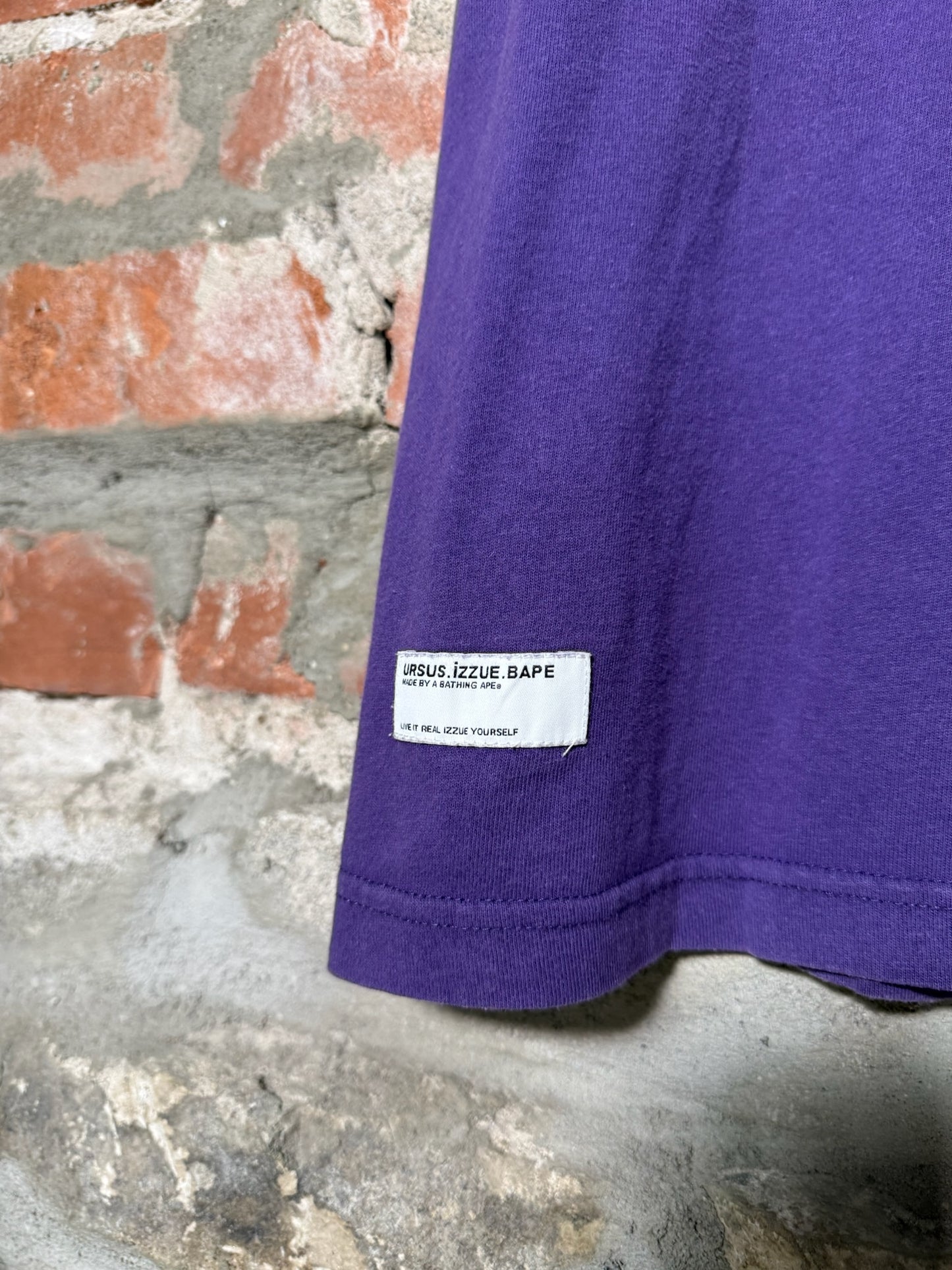 (S) Bape Ursus Purple Tee Shirt