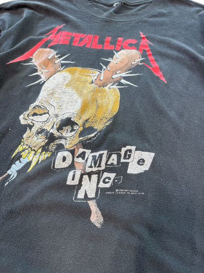 (XL) 1989 Metallica Pushead Damage Inc Tee