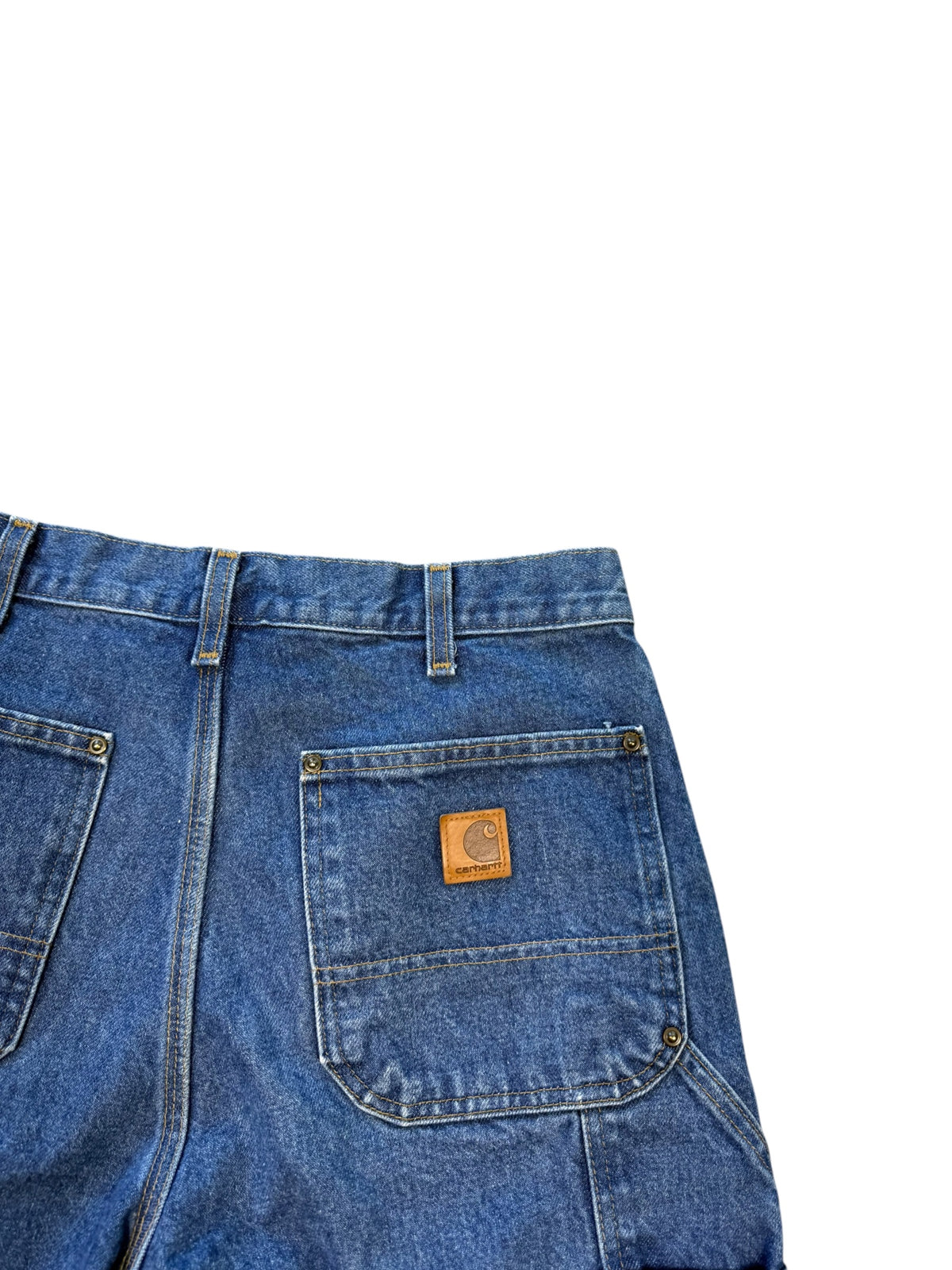 (32) Carhartt Denim Double Knee Cut Shorts