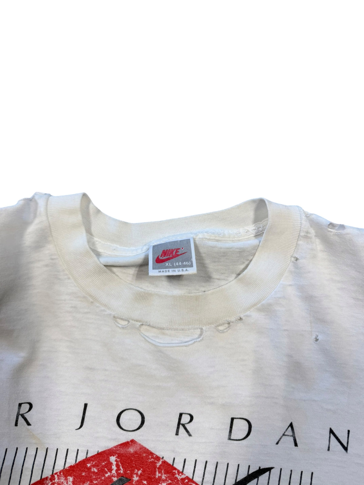 (XL) Vintage 1990s Michael Jordan Nike Distressed Tshirt