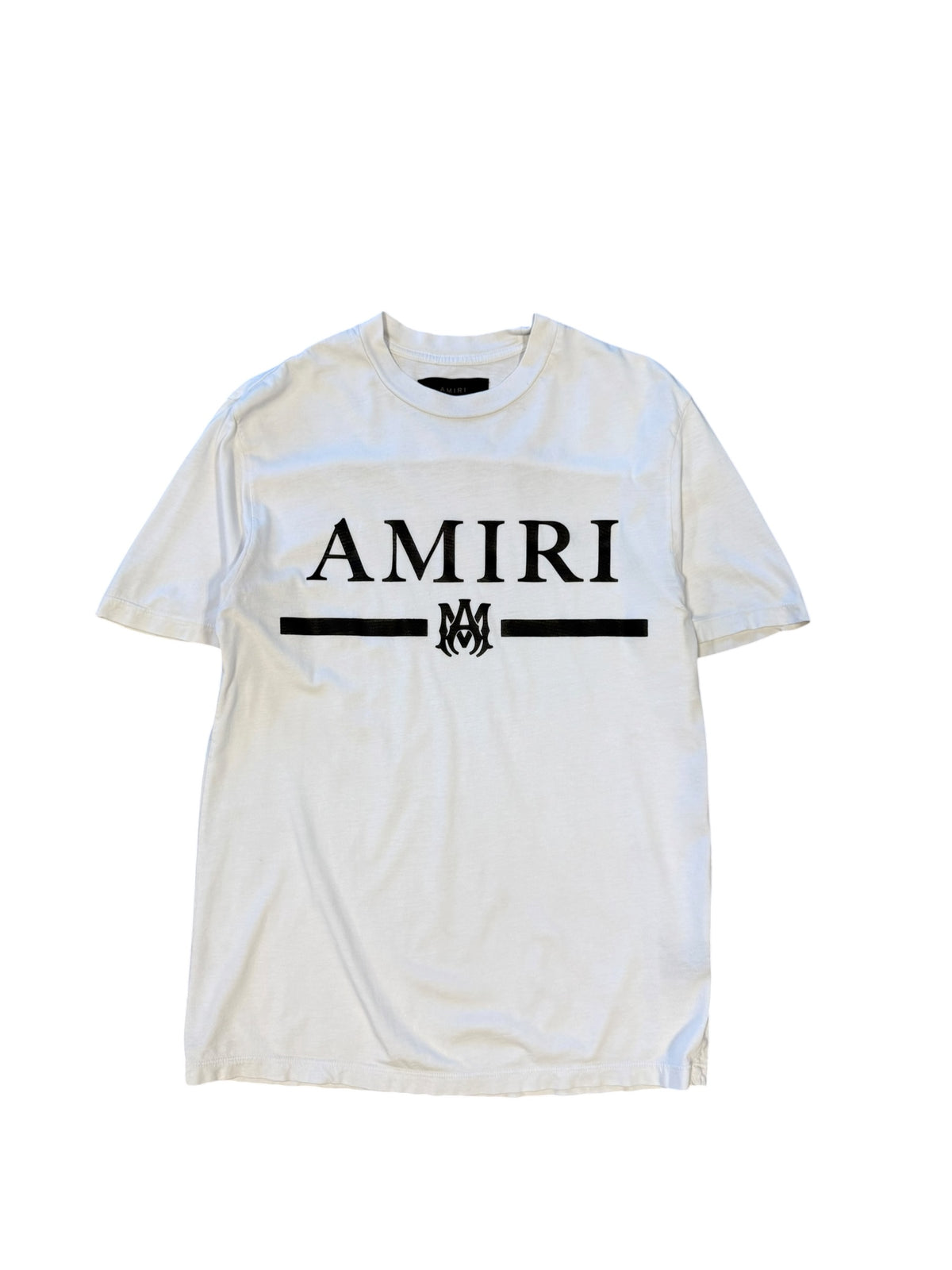 (XS) Amiri MA Bar Logo White Tee