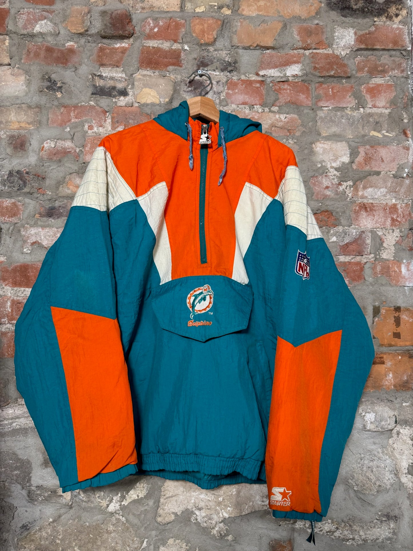 (XL) Vintage 90s Miami Dolphins Starter Jacket