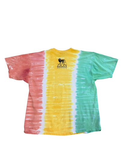 (XXL) Y2K Bob Marley Zion Tye Dye Tee