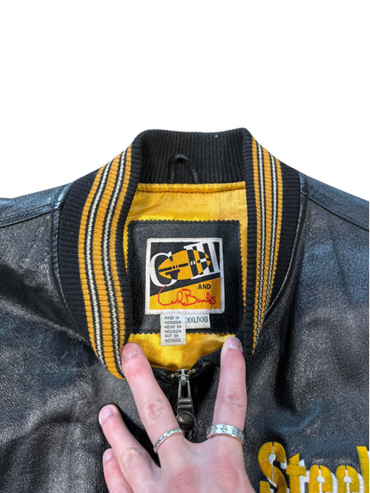 (XXL) 90’s Pittsburgh Steelers NFL Leather Jacket