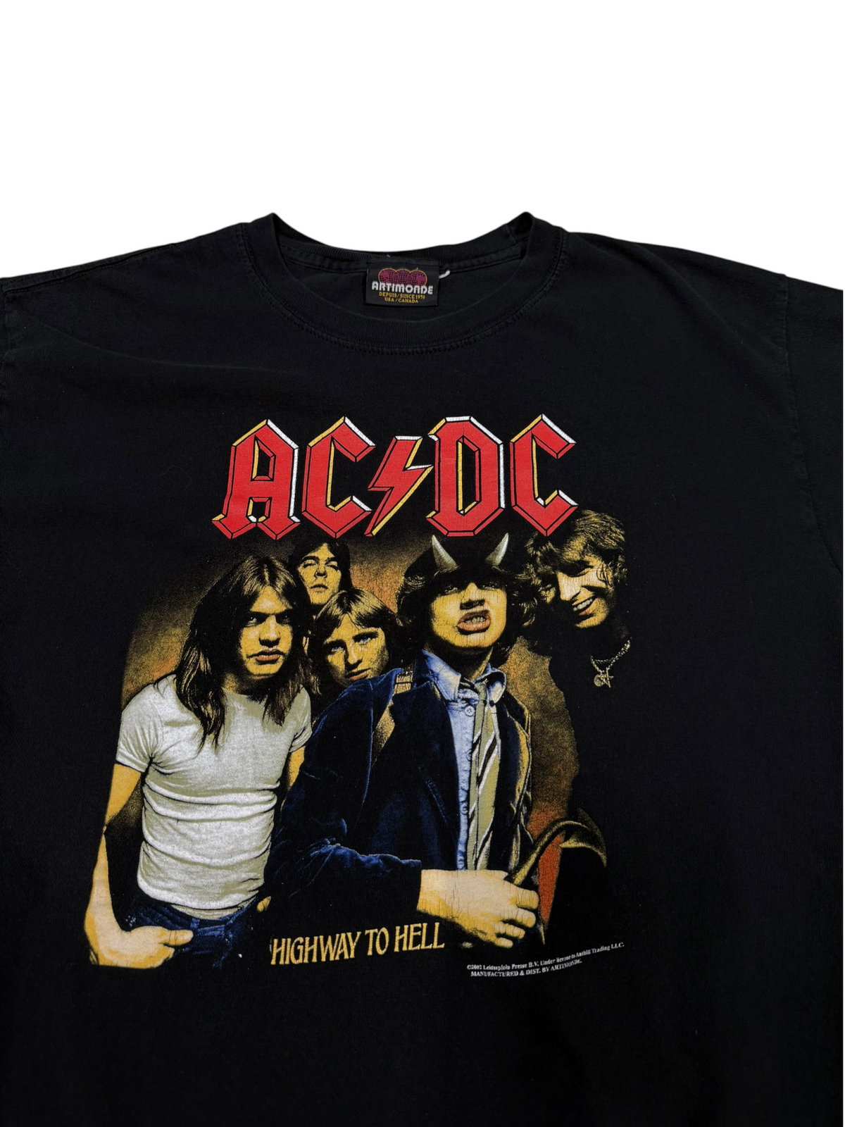 (L) 2002 AC/DC Highway To Hell Band Tee